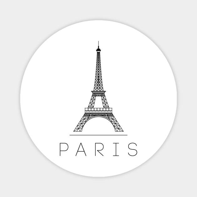 Eiffel Tower Paris Magnet by Brady